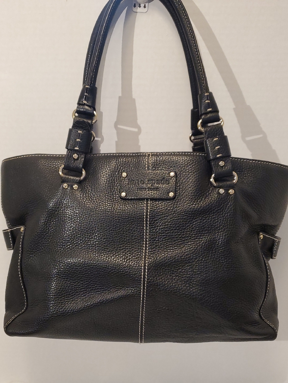 kate spade Black Pebbled Leather VINTAGE Shoulder Bag